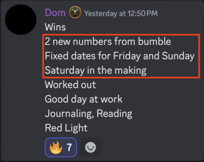 Dom: two new numbers, dates locked for the weekend