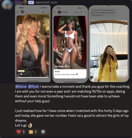 A year of coaching — now attracting the women he actually wants