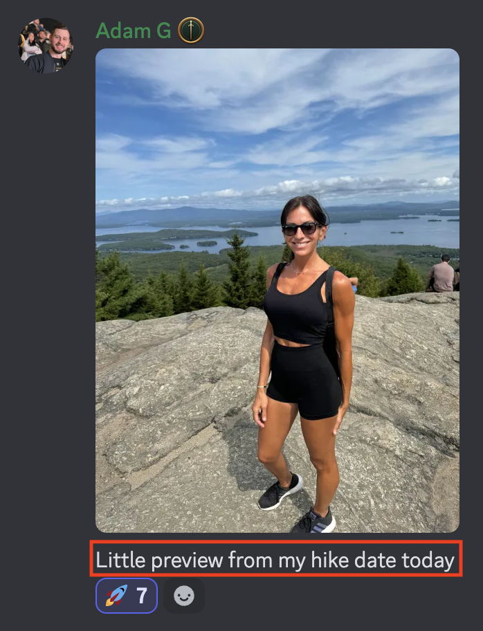 Adam: turning an ordinary day into a hike date